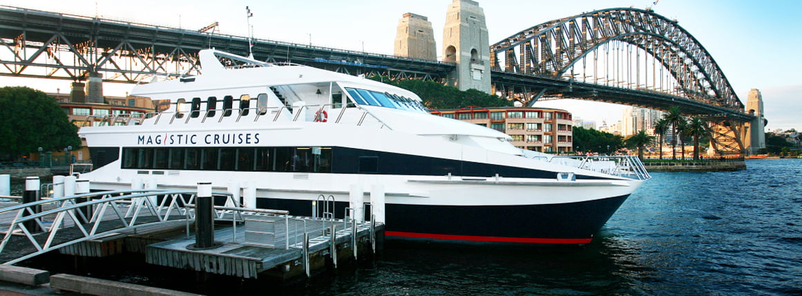 Magistic Cruises departs from a private wharf that is easily accessible for tourists and locals