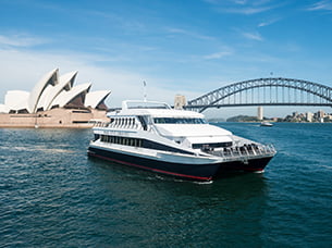 Cruise past the awe-inspiring Opera House, Harbour Bridge, and more aboard the Magistic cruises